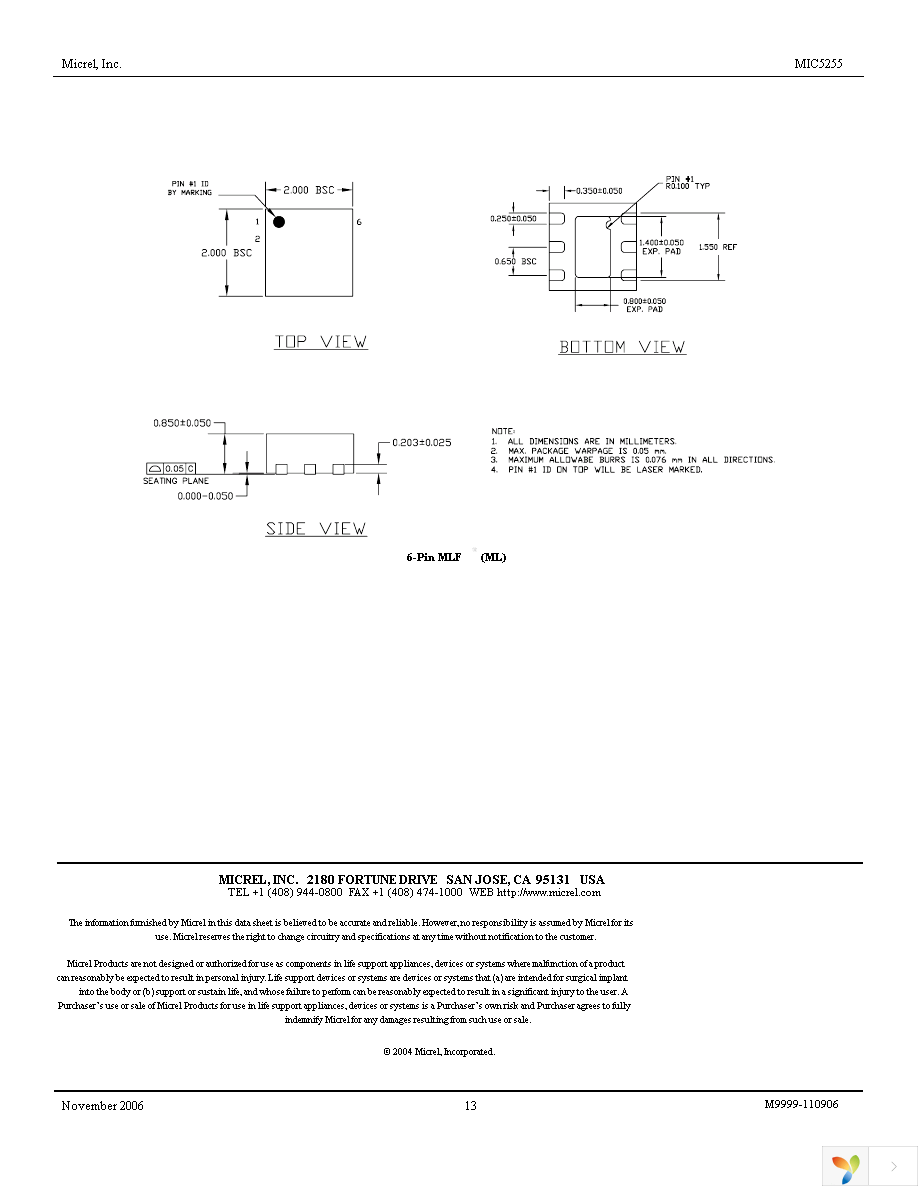 MIC5255-3.3YM5 TR Page 13